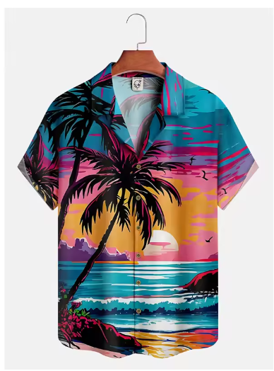 Short sleeve Beach Shirt