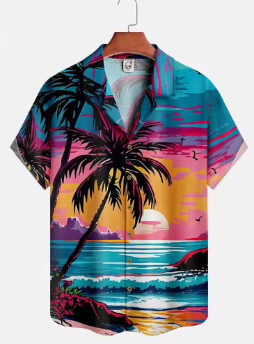 Short sleeve Beach Shirt